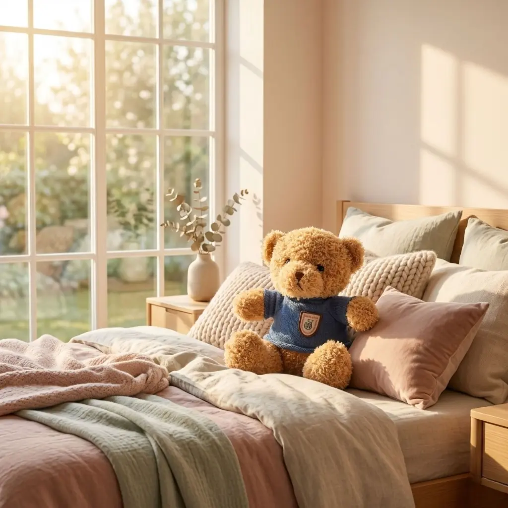 muffin bear- blue sweater lifestyle.webp