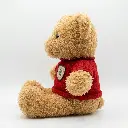 muffin bear- red sweater side.webp